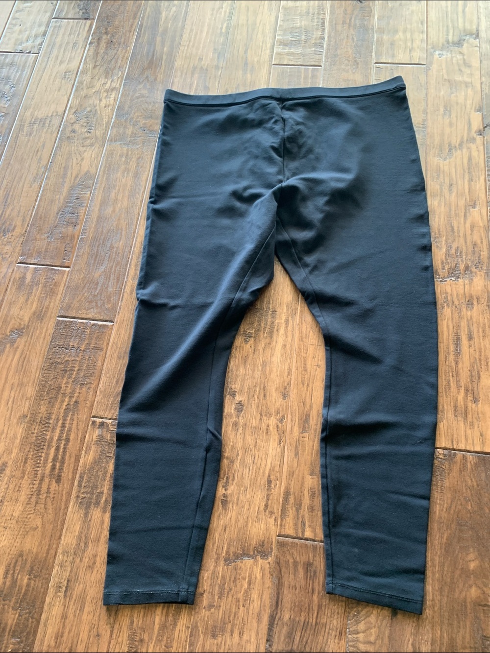 Lands' End Women's Black Stretch Leggings